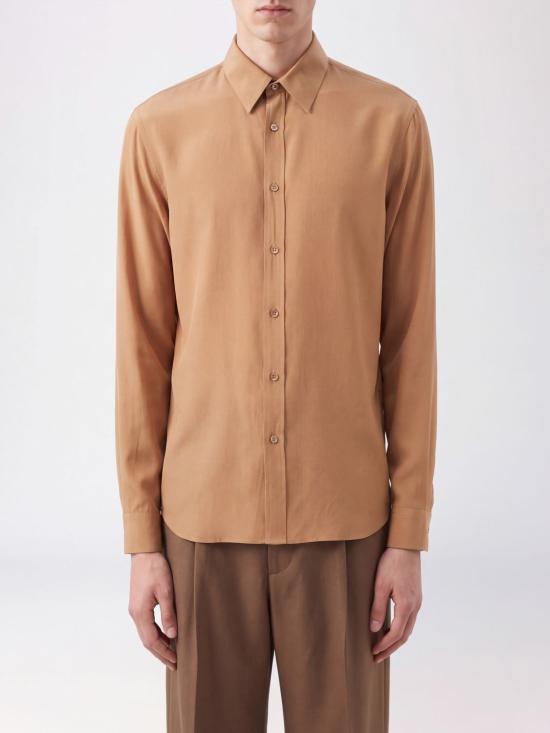 26SS 생로랑 셔츠 862412Y070N 2021 Tobacco