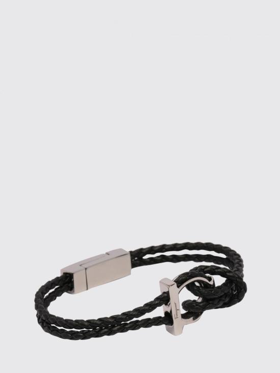 26FW 살바토레 페라가모 브레이슬릿 770141 712417 Black - SALVATORE FERRAGAMO