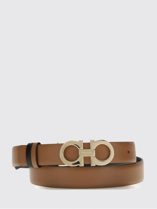 26FW 살바토레 페라가모 레귤러 벨트 674487 527 Brown - SALVATORE FERRAGAMO