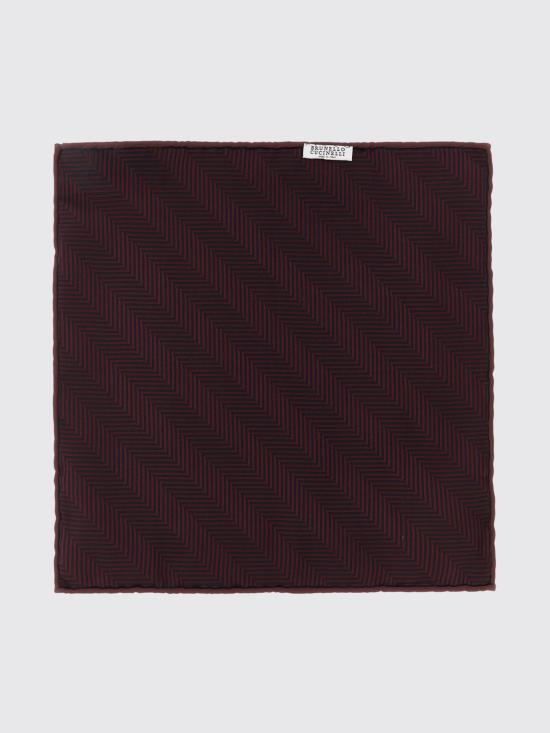 26FW 브루넬로 쿠치넬리 머플러/스카프 MI8910091 C9677 Burgundy - BRUNELLO CUCINELLI