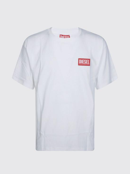26FW 디젤 반팔 티셔츠 A149470NIAR 100 White - DIESEL