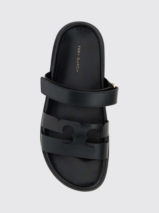 26FW 토리버치 이네스 스포츠 슬라이드 161636 006 Black - TORY BURCH