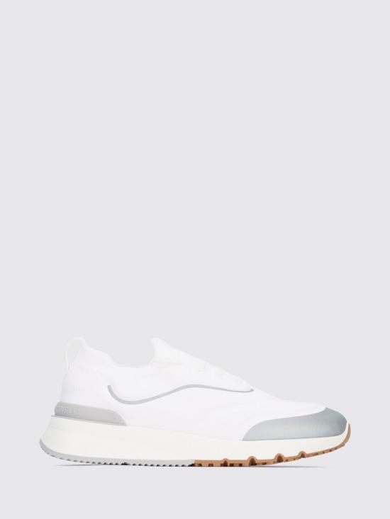 26FW 브루넬로 쿠치넬리 스니커즈 MZUAUFO340 CBM68 White