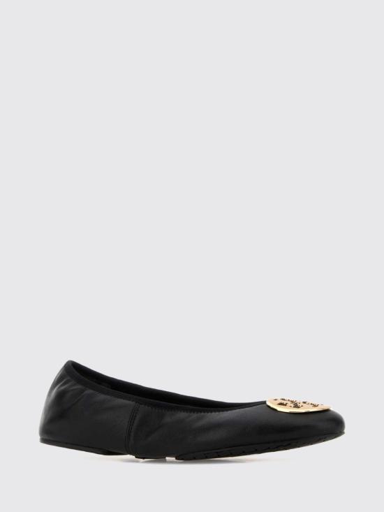 26FW 토리버치 레바 트래블 발레리나 플랫 177201 013 Black - TORY BURCH