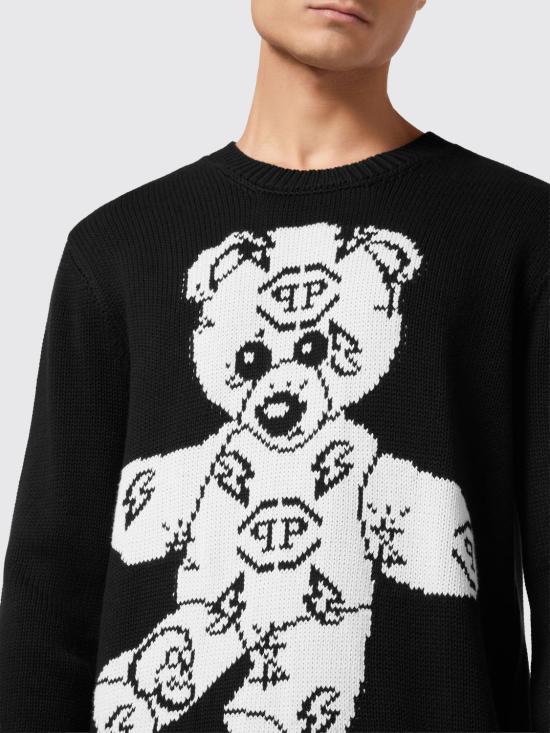 26SS 필립 플레인 스웨터 LADCMKO1519PKN002N 02 Black - PHILIPP PLEIN