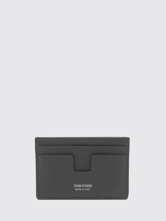 26FW 톰포드 그레인 레더 카드 홀더 Y0232LCL158S TBG Grey