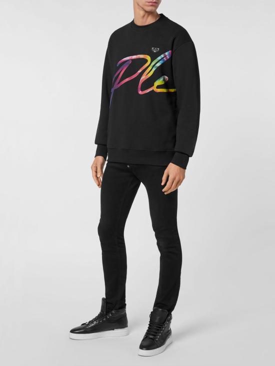 26SS 필립 플레인 긴팔 티셔츠 UABCUJO0011PJO002N 02 Black - PHILIPP PLEIN