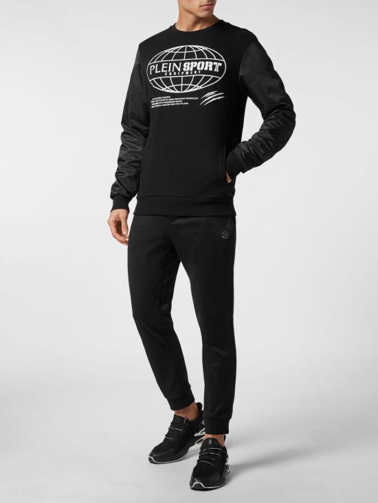 26SS 플레인스포츠 긴팔 티셔츠 FACCMJO1063STE003N 02 Black - PLEIN SPORT