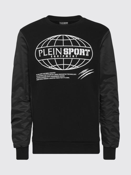 26SS 플레인스포츠 긴팔 티셔츠 FACCMJO1063STE003N 02 Black - PLEIN SPORT