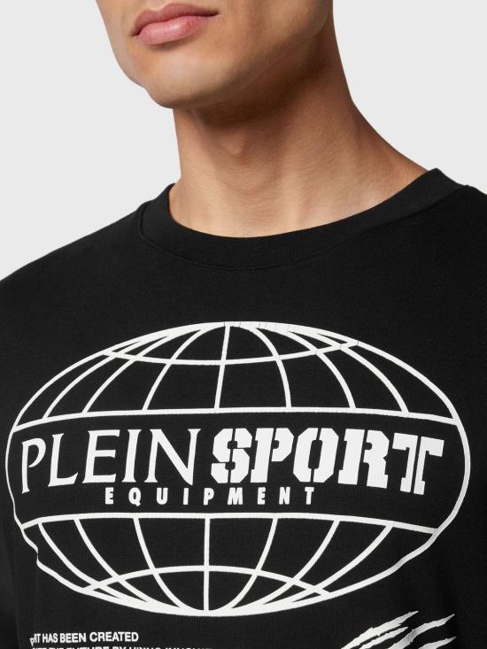 26SS 플레인스포츠 긴팔 티셔츠 FACCMJO1063STE003N 02 Black - PLEIN SPORT