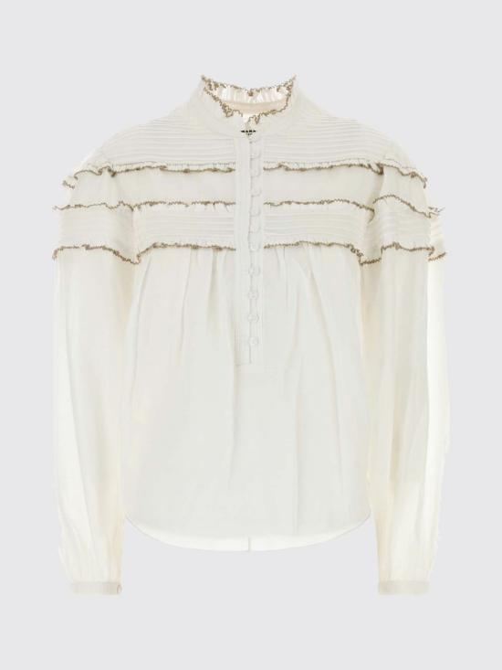 26FW 이자벨마랑에뚜왈 도안 블라우스 HT0914FBB3J04E 20WH White - ISABEL MARANT ETOILE