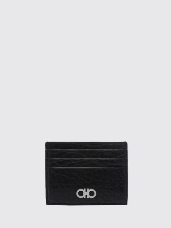 26FW 살바토레 페라가모 간치니 크레딧 카드 홀더 661749 788738 NERO Black