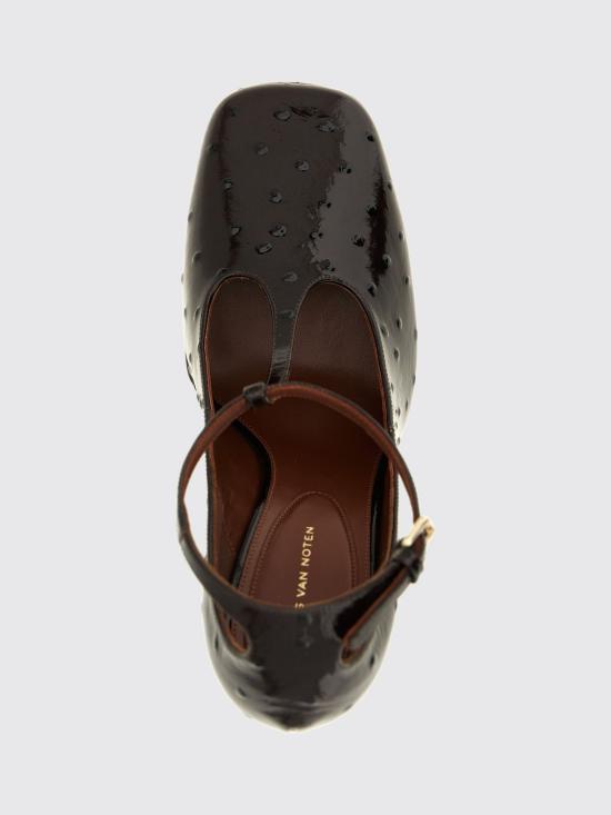 26FW 드리스 반 노튼 힐/펌프스 2621317250304 704 Burgundy - DRIES VAN NOTEN