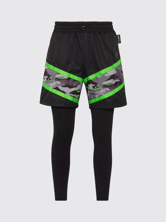 26SS 플레인스포츠 숏팬츠 FACCMJT2140STE003N 02 Black - PLEIN SPORT