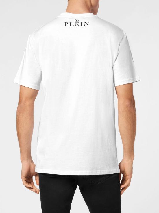 26SS 필립 플레인 반팔 티셔츠 LADCMTK8547PJY002N 01 White - PHILIPP PLEIN