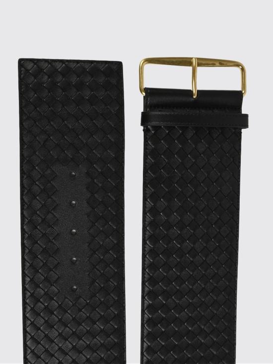 26FW 보테가베네타 레귤러 벨트 876545V0HW5 1007 Black - BOTTEGA VENETA