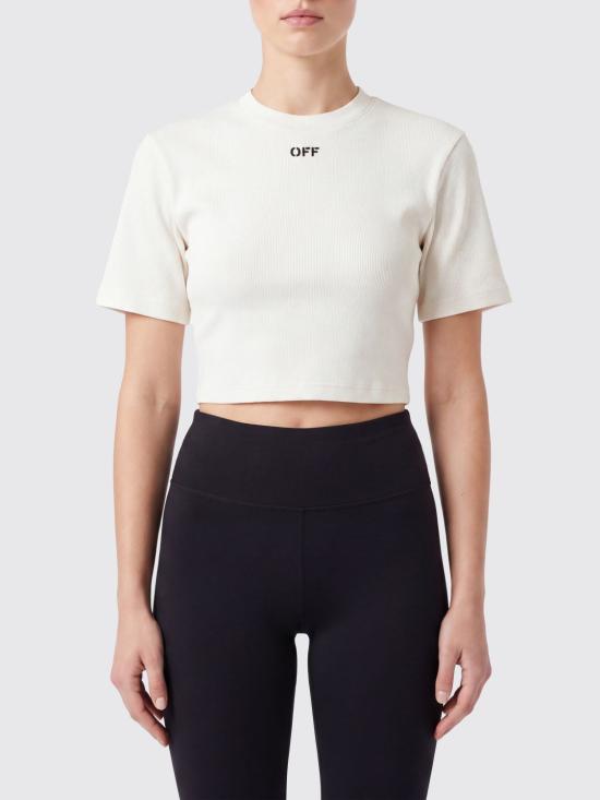 26FW 오프화이트 반팔 티셔츠 2FA00678T W102 White