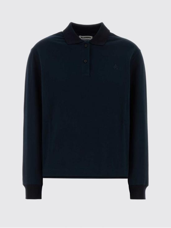 26FW 질샌더 폴로 티셔츠 J02GL0121J20374 403 Navy - JIL SANDER