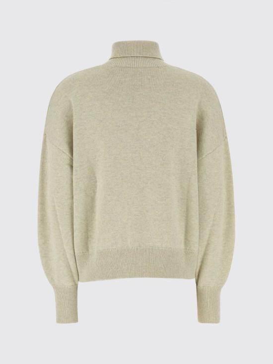 26FW 이자벨마랑에뚜왈 나샤 울 코튼 스탠드업 칼라 스웨터 PU0663FAC1L17E 02LY Grey - ISABEL MARANT ETOILE