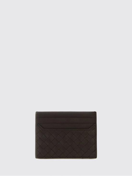 26FW 보테가베네타 인트레치아토 피콜로 카드 케이스 817397V4LQ1 2113 Brown - BOTTEGA VENETA