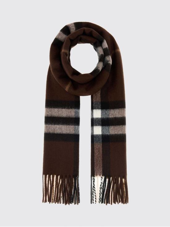 26FW 버버리 체크 캐시미어 스카프 8112638 Brown