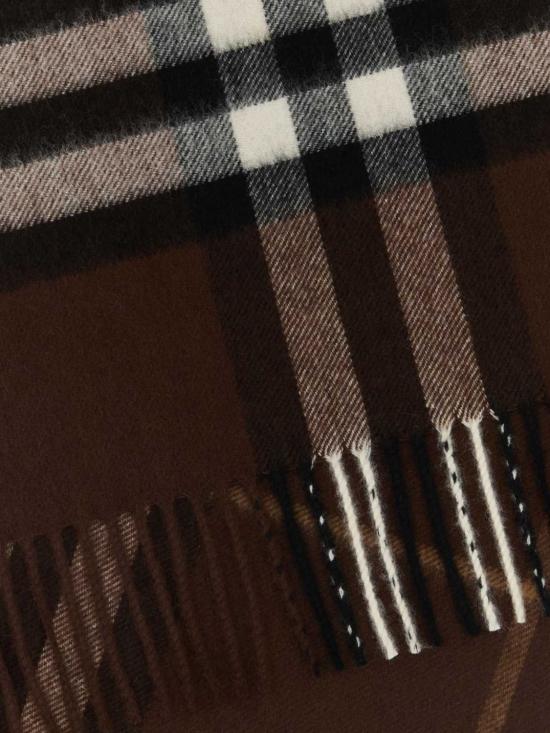 26FW 버버리 체크 캐시미어 스카프 8112638 Brown - BURBERRY