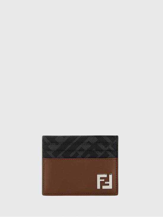 26FW 펜디 FF 스퀘어 카드 홀더 7M0164AFF2 F1SCD Sand
