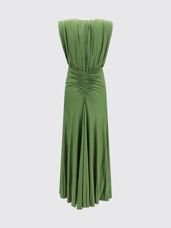 26FW 셀프 포트레이트 롱 원피스 AW26009XG Green - SELF PORTRAIT