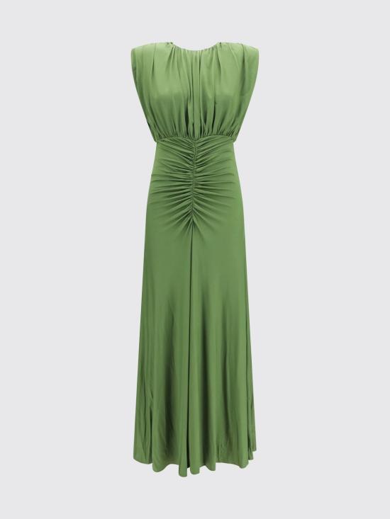 26FW 셀프 포트레이트 롱 원피스 AW26009XG Green - SELF PORTRAIT