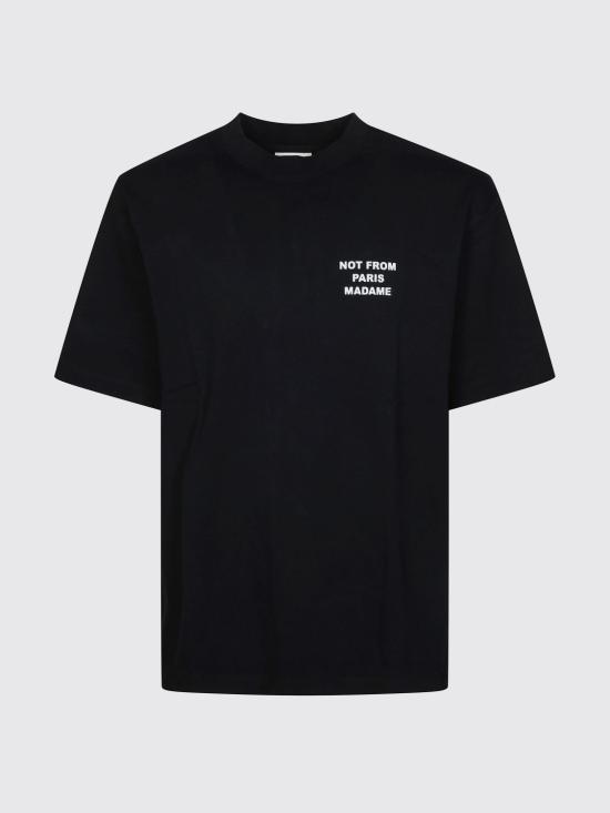 26FW 드롤드무슈 반팔 티셔츠 PERMTS203CO002 BL Black - DROLE DE MONSIEUR