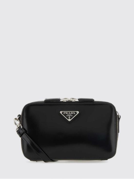 26FW 프라다 브리크 브러쉬드 레더 백 2VH173ZO6 F0002 Black