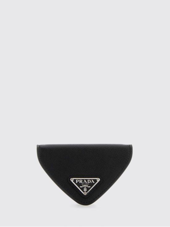 26FW 프라다 트라이앵글 코인 퍼스 2MM004QHH F0002 Black