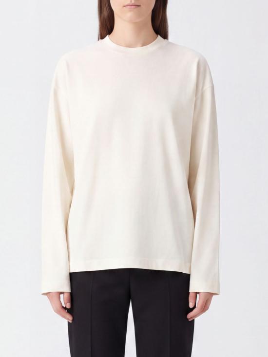26FW 질샌더 반팔 티셔츠 J02GC0174J20347 102 White