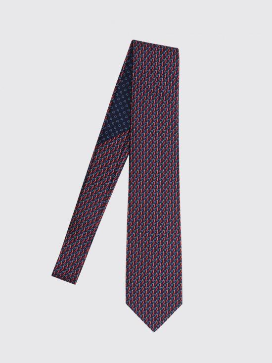 26FW 살바토레 페라가모 넥타이 351460 794962 NAVY ROSSO Blue