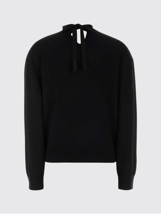 26FW 랑방 스웨터 RWPO0027K101 10 Black - LANVIN