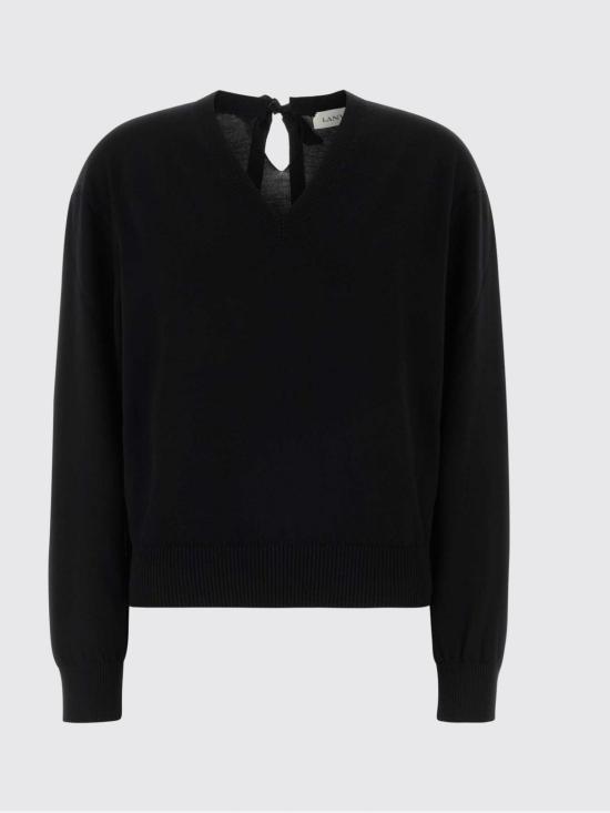 26FW 랑방 스웨터 RWPO0027K101 10 Black - LANVIN