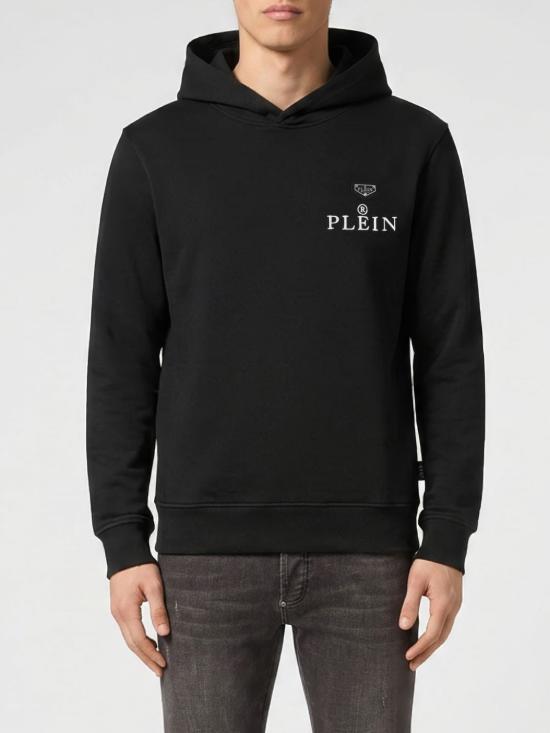 26SS 필립 플레인 후드 티셔츠 UAFCMJB4090PTE180N 02 Black