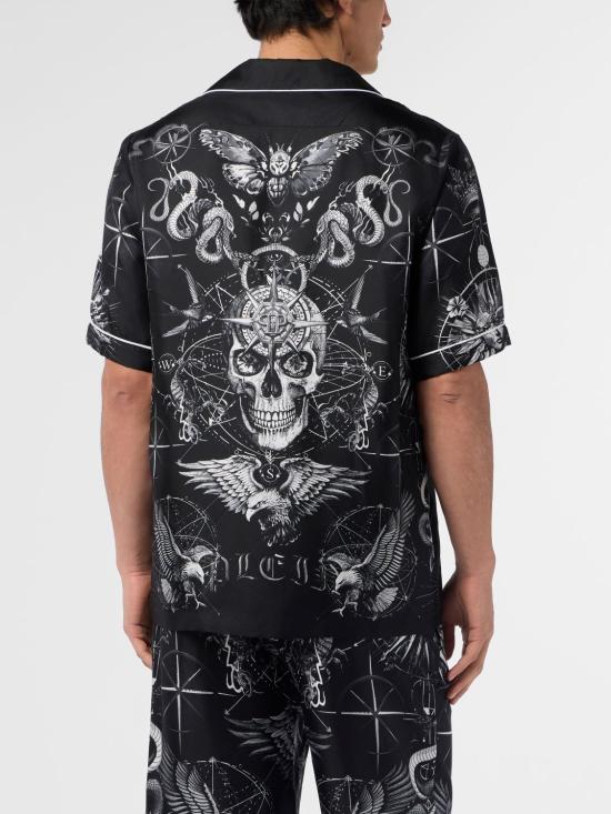 26SS 필립 플레인 셔츠 SAFCMRP2548PTE104N 02 Black - PHILIPP PLEIN
