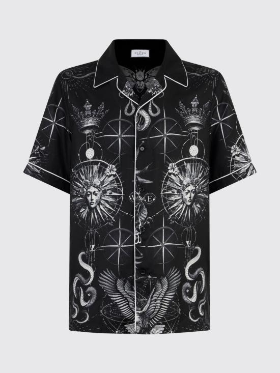 26SS 필립 플레인 셔츠 SAFCMRP2548PTE104N 02 Black - PHILIPP PLEIN