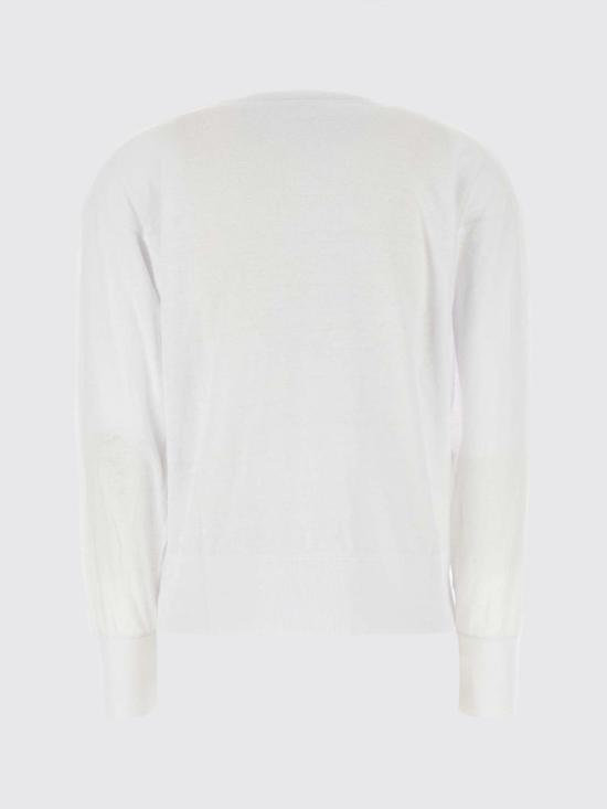 26FW 이자벨마랑에뚜왈 클로위아 리넨 롱슬리브 티셔츠 TS0005FAA1N10E WHLG White - ISABEL MARANT ETOILE
