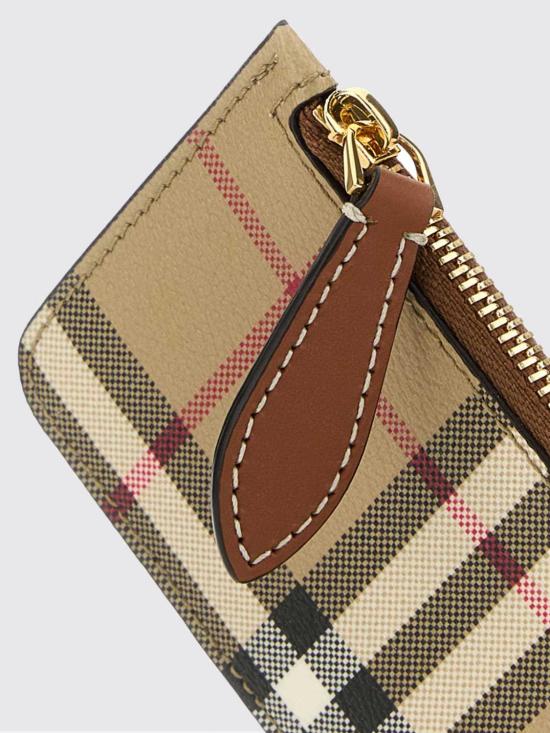 26FW 버버리 체크 지퍼 카드 케이스 8109804 Brown - BURBERRY