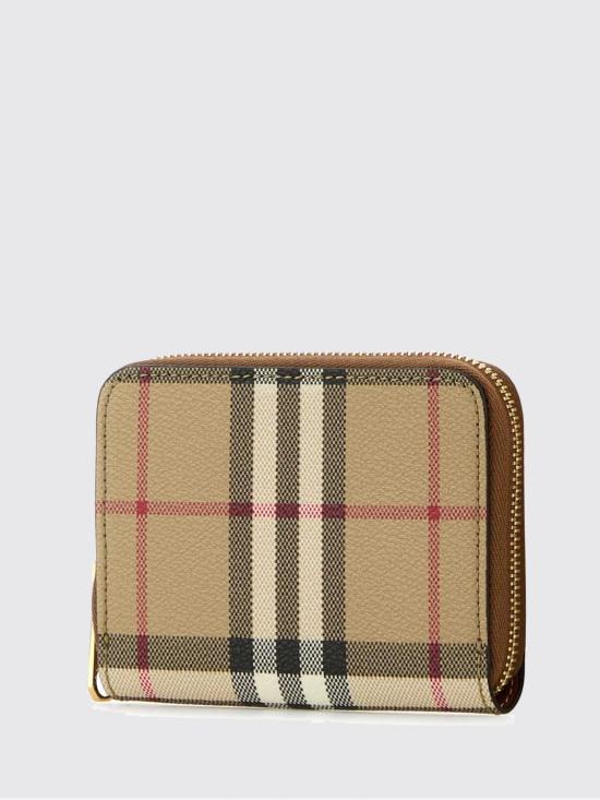26FW 버버리 스몰 빈티지 체크 월렛 아카이브 8094439 Brown - BURBERRY