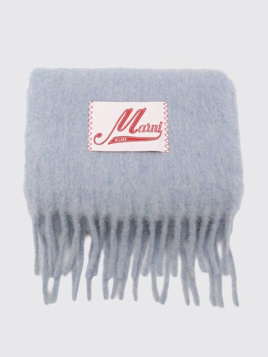 26FW 마르니 터콰이즈 알파카 스카프 SCMC0059Y0UTW918 00B50 Blue