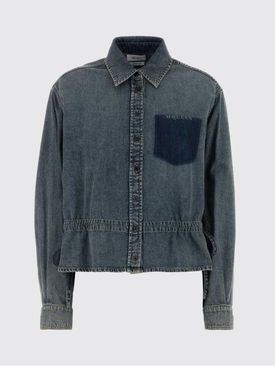 26FW 알렉산더 맥퀸 셔츠 871832QMAD8 4403 Blue - ALEXANDER MCQUEEN