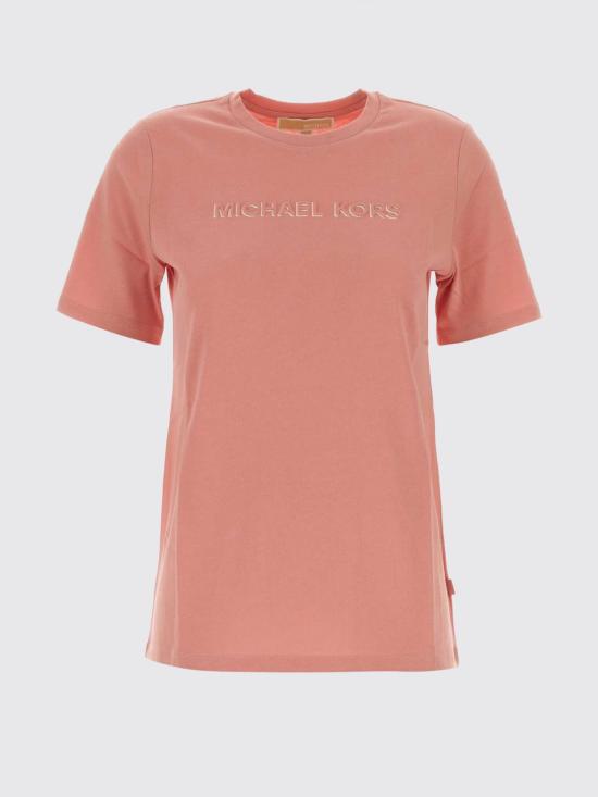 26FW 마이클 코어스 반팔 티셔츠 MT6528597J 691 Pink - MICHAEL KORS