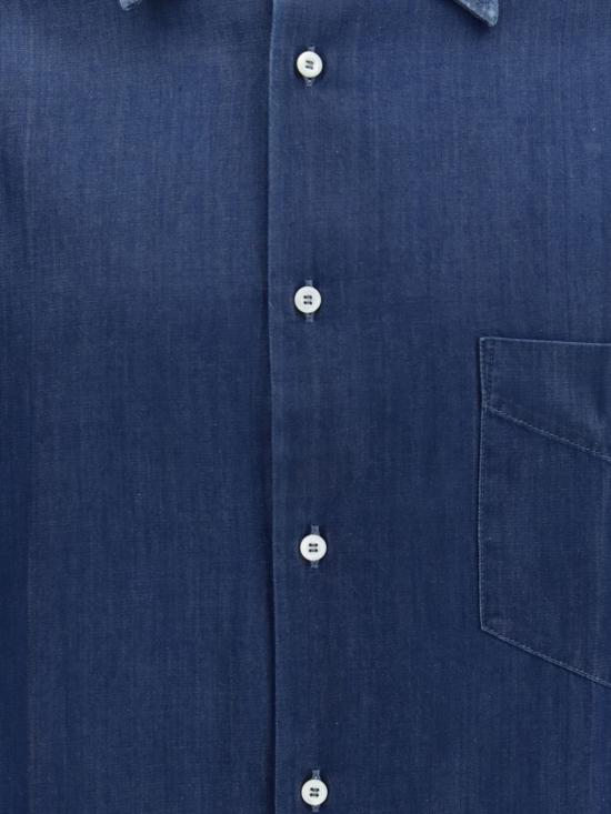 26SS 브루넬로 쿠치넬리 셔츠 MR6830621 C003 Denim - BRUNELLO CUCINELLI