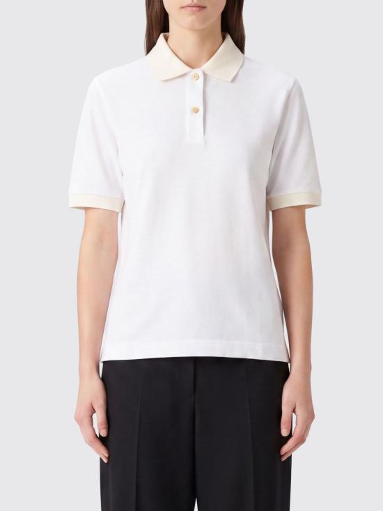 26FW 질샌더 폴로 티셔츠 J02GL0122J20374 100 White