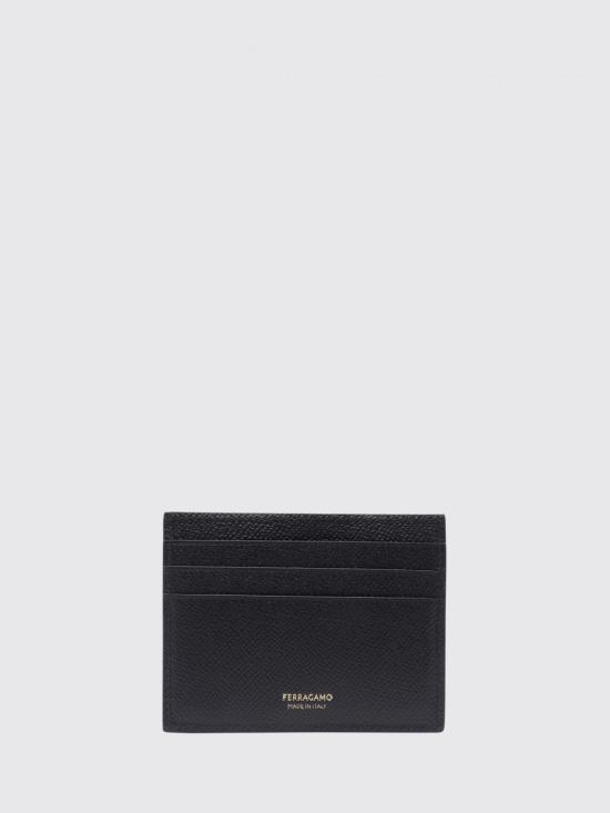 26FW 살바토레 페라가모 간치니 카드지갑 661478 776843 001 Black - SALVATORE FERRAGAMO