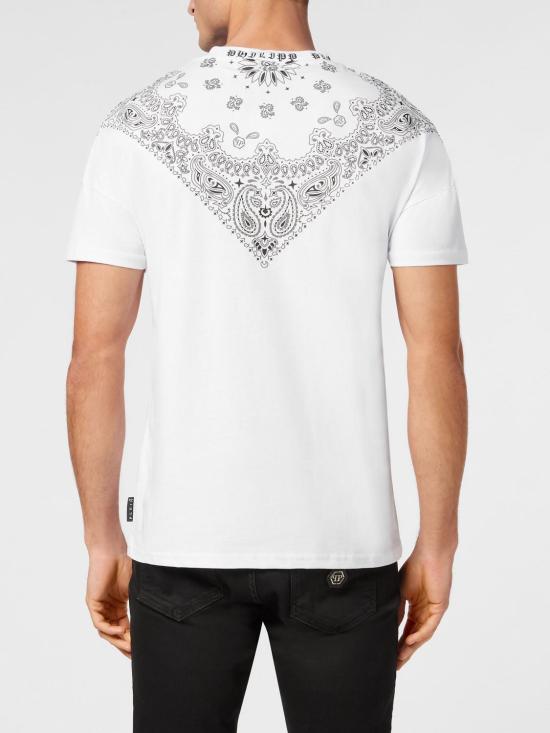26SS 필립 플레인 반팔 티셔츠 LADCMTK8568PJY002N 01 White - PHILIPP PLEIN