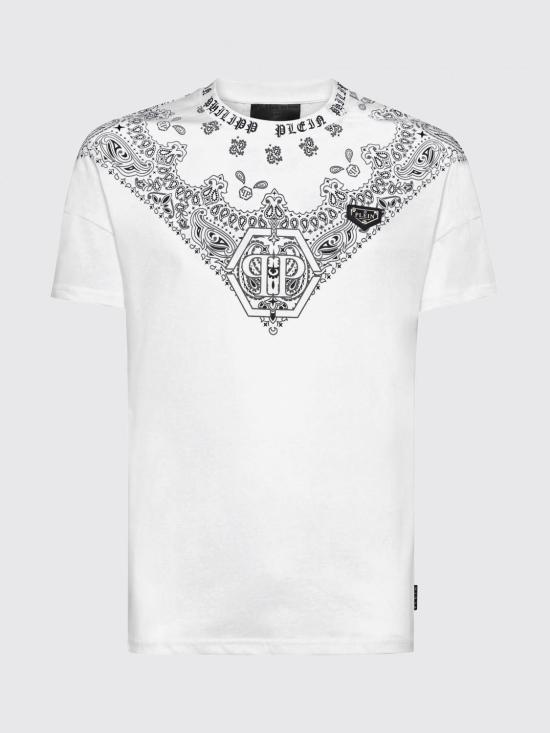 26SS 필립 플레인 반팔 티셔츠 LADCMTK8568PJY002N 01 White - PHILIPP PLEIN